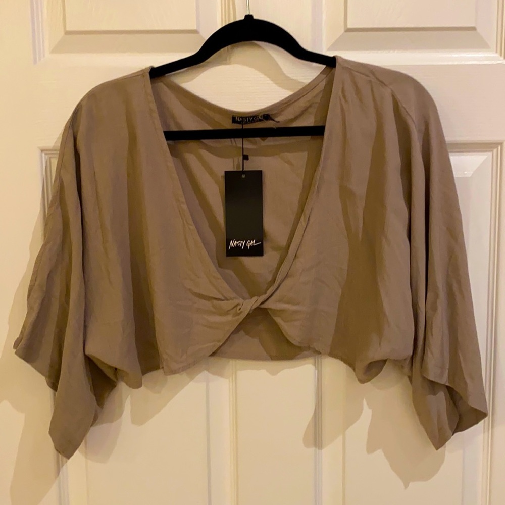 Let Me V Twist Cover-Up Top from Nasty Gal